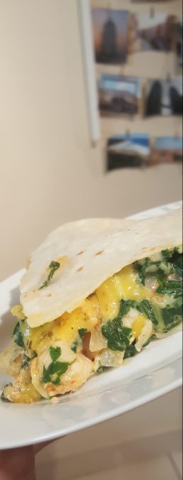 Chicken & Spinach Quesadilla
